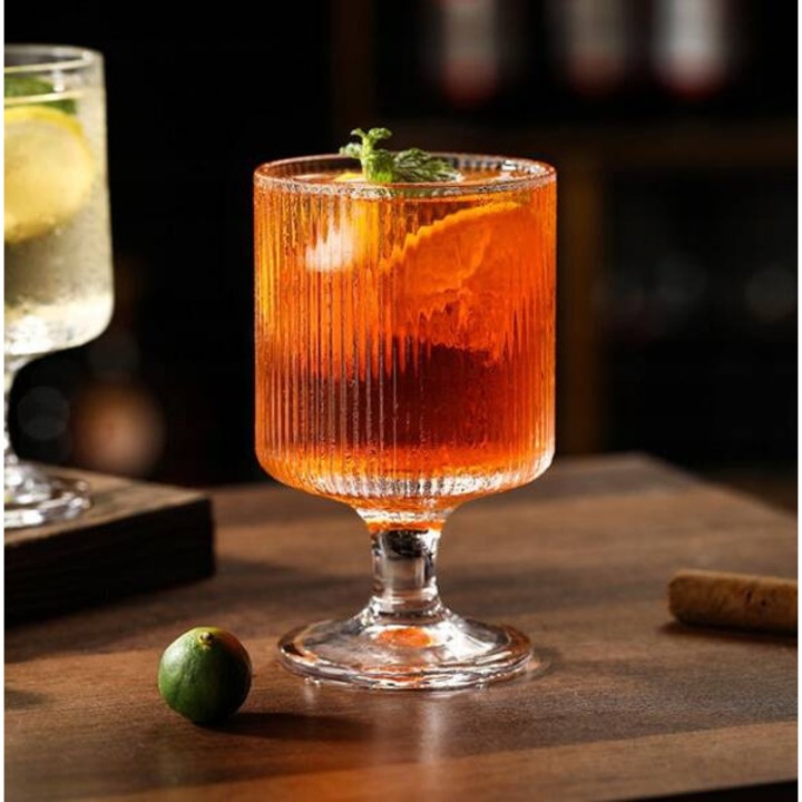 Pahar cu picior, Ecarla, 225ml, transparent