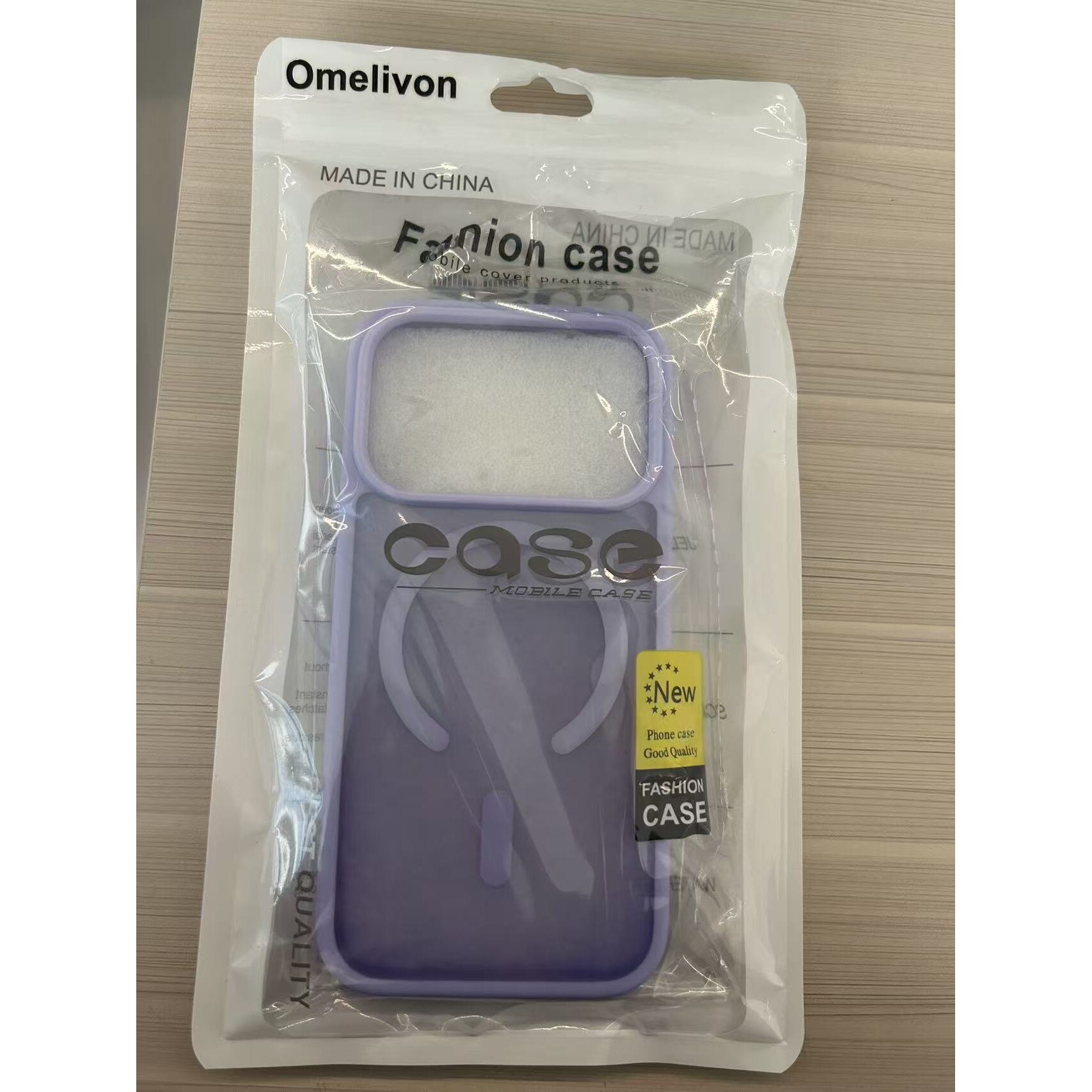 Husa de protectie pentru iPhone 17 Pro Max, Omelivon, MagSafe, Incarcare Wireless, Antisoc, Margini Ridicate pentru Protectia Ecranului si a Camerelor, Violet deschis