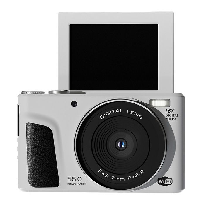 Camera foto digitala, 56 Mpx, zoom digital 16x, ecran rabatabil, port Type-C