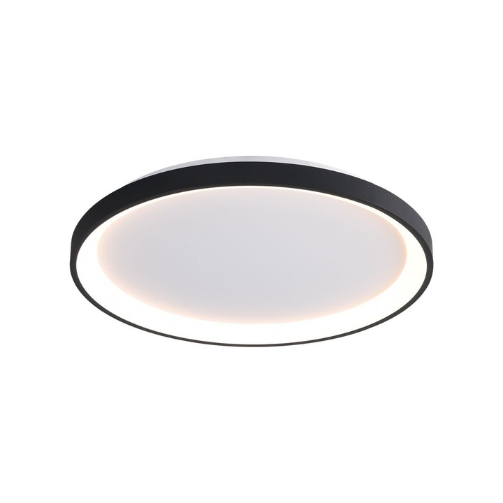 Lampa sufita LED 40W RADEN, 3000-6000K, neagra, 48x6,5cm