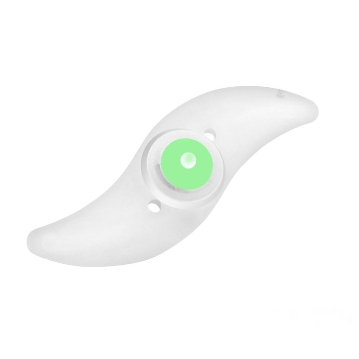 Lumina LED verde Dodaco pentru spite bicicleta, rezistenta la apa, 3 moduri de iluminare