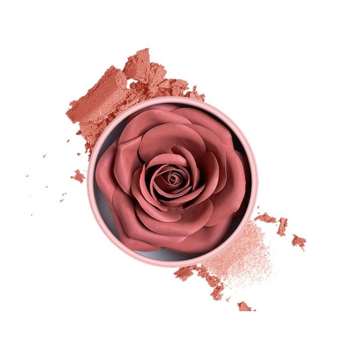 Blush de lunga durata, 3,5 gr forma petale de trandafir, 04, Sela