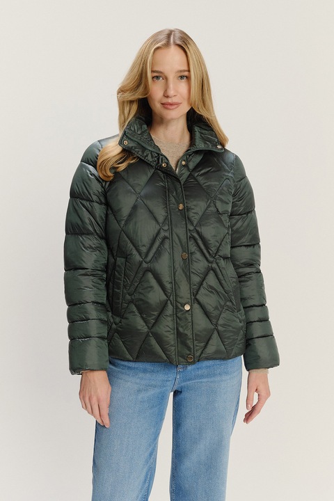 GreenPoint, Geaca matlasata cu capse, Verde padure