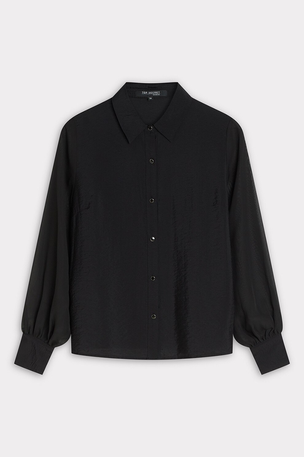 Top Secret, Camasa uni, Negru, 34