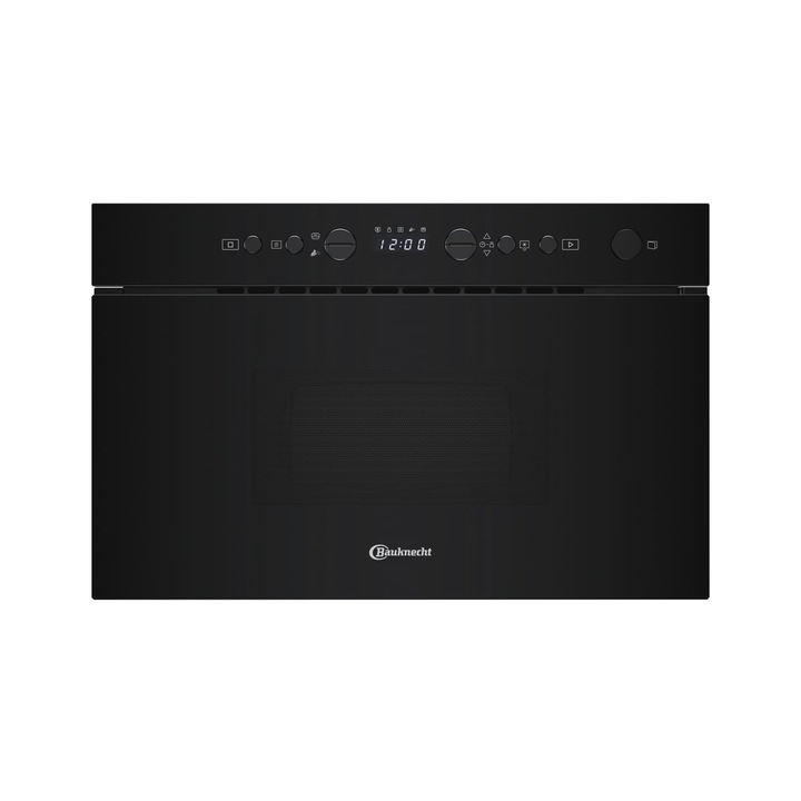 Cuptor cu microunde Bauknecht BMN1O2BK solo / 22 l spatiu de gatit / 750 wati / gatire dinamica cu abur in recipientul pentru microunde (inclusiv recipient pentru aburi) / functie de dezghetare RapidDefrost / functie de pornire rapida (pornire rapida)