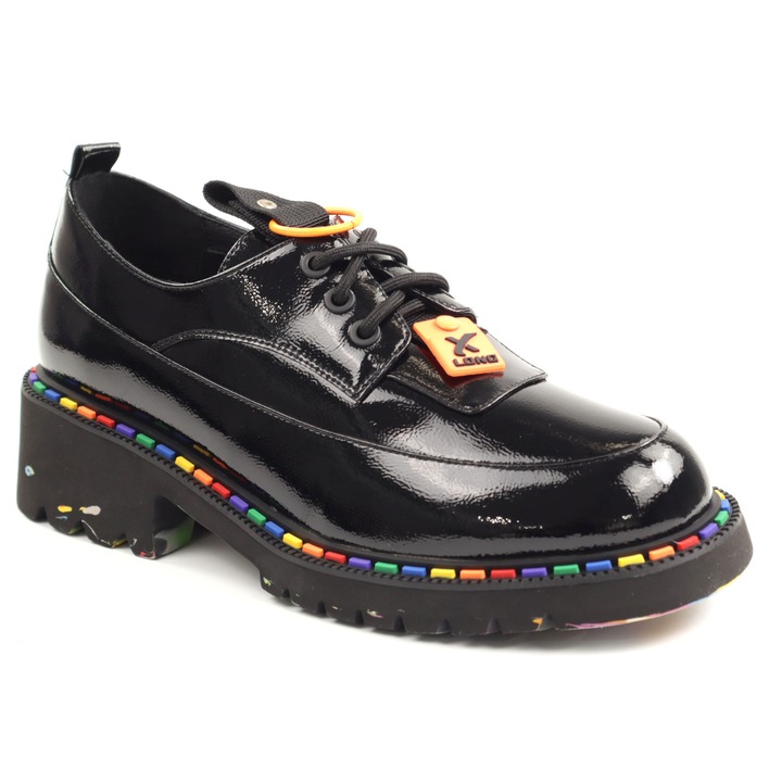 Pantofi dama D7C696 M299 G575A Ian 01 L-negru-37