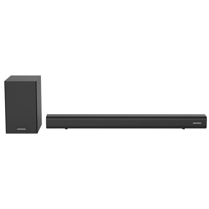 Grundig 2.1 hangprojektor, mélynyomóval, vezeték nélküli, fekete