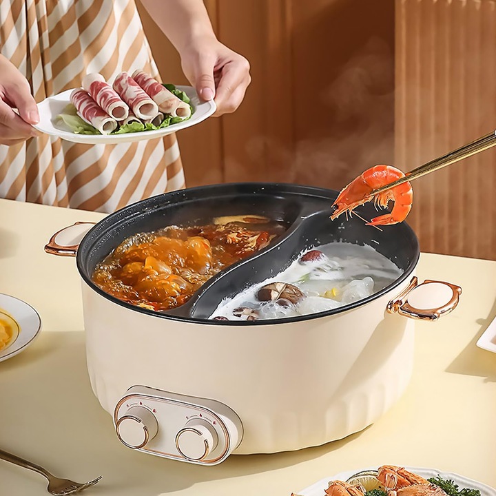 Multicooker, Kensbro, 6L, 2000W, tapadásmentes, hordozható