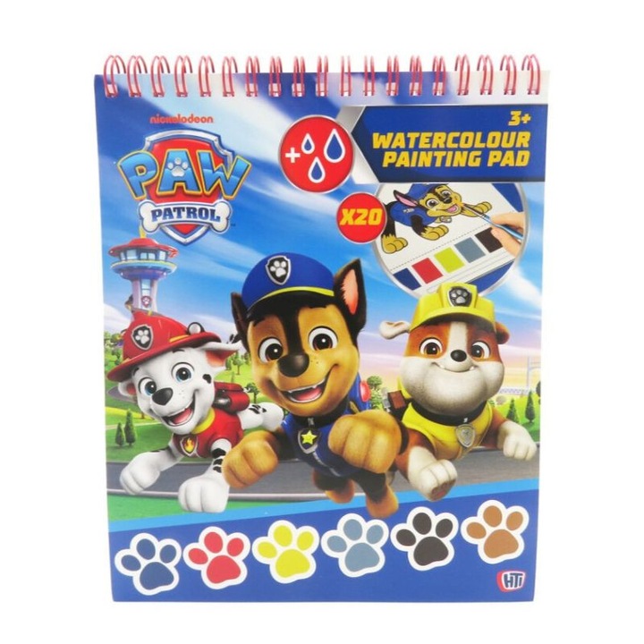 Caiet de schite acuarela Paw Patrol