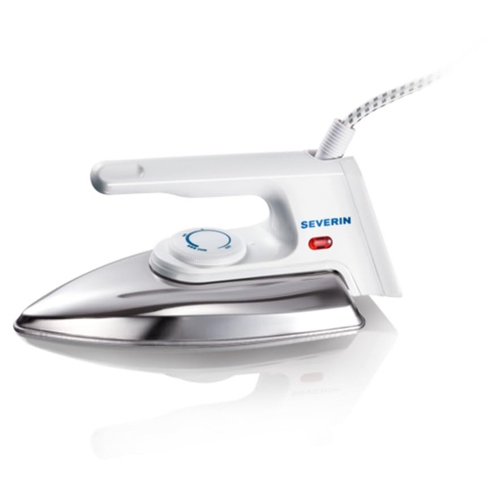 Fier de calcat Severin, alb, 1200 W, 600 g, talpa din aluminiu