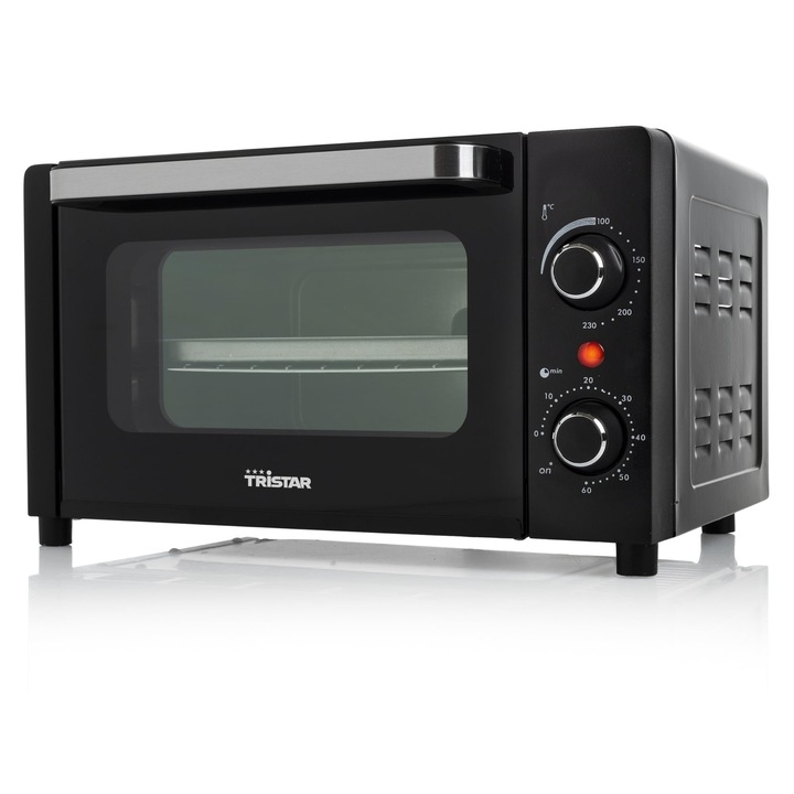 Cuptor electric Tristar, 800 W, 10 L, negru
