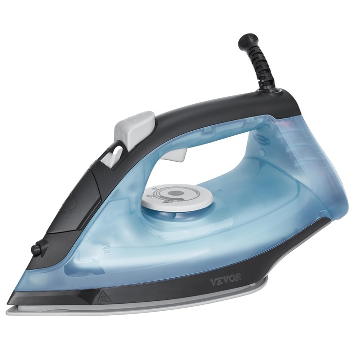 Fier de calcat cu abur VEVOR, 1600W, aluminiu, talpa PTFE