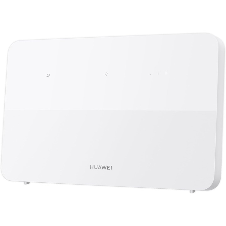 HUAWEI 4G CPE 5, B636, Router WiFi LTE de 400 Mbps, Wi-Fi 6, Slot 4G Nano SIM deblocat, Nu este necesara configurarea, Conectati 128 de dispozitive, Diagnosticare WiFi vizualizata