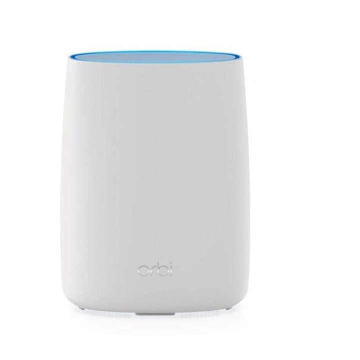 Router Netgear Orbi LBR20 4G LTE si router WLAN cu cartela SIM, pana la 1.200 MBit/s in descarcare, Modem 4G LTE integrat (Cat18), AC2200 WiFi Tri-Band, Compatibil cu toti furnizorii de telefonie mobila