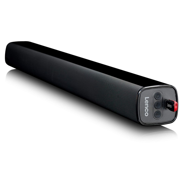 Soundbar Lenco Sb-080, Bluetooth 5.0, beépített mélynyomó, fekete