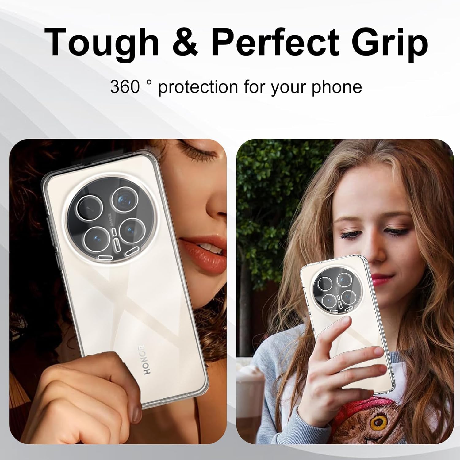 Husa pentru Honor Magic 8 Pro, Anti-Shock 1.5mm, cu protectie lentile, transparenta