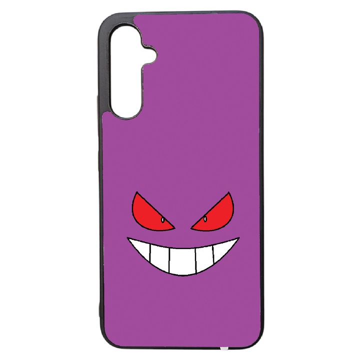 Husa telefon, silicon, neagra, pentru Samsung Galaxy A15, set Pokemon no2 Gengar