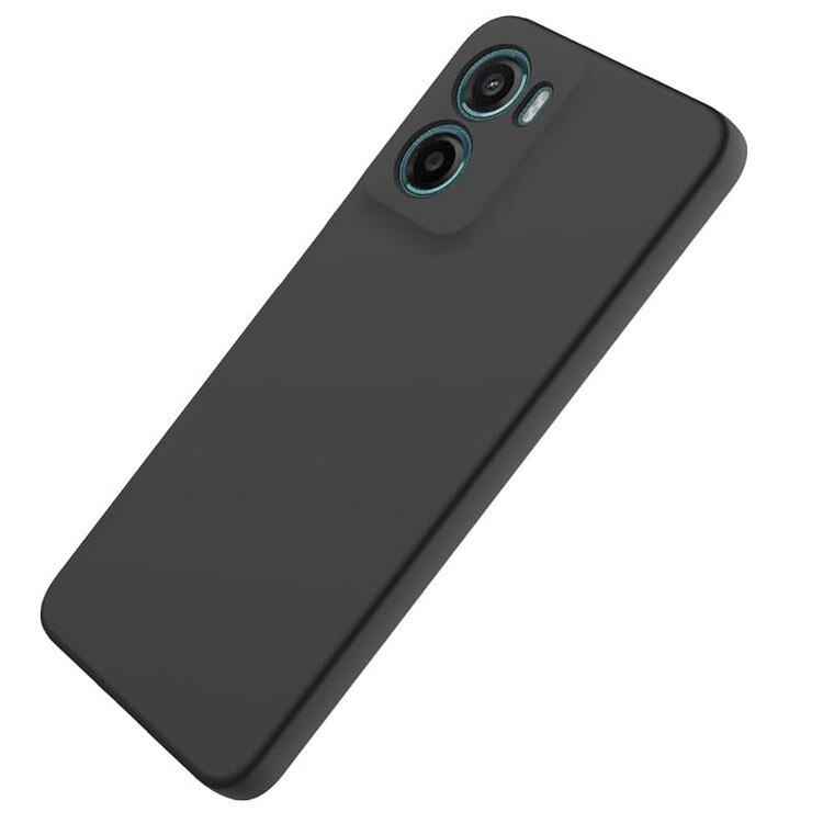 Husa pentru Motorola Moto G06 Daden® Silicon SoftFlex, Ultra Slim, Protectie sporita, Interior de microfibra, Negru