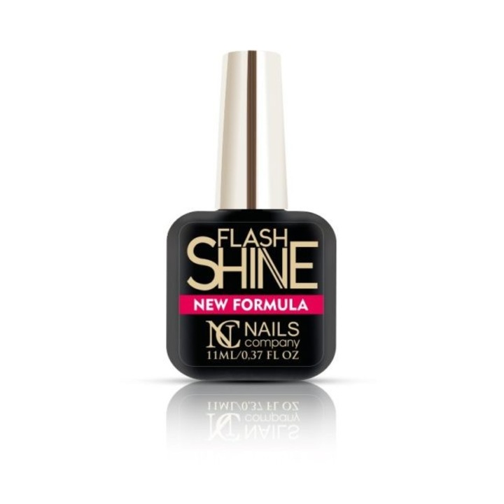 Oja NAILS COMPANY, Flash Shine Protect, 11ml, rezistent la zgarieturi, efect de stralucire