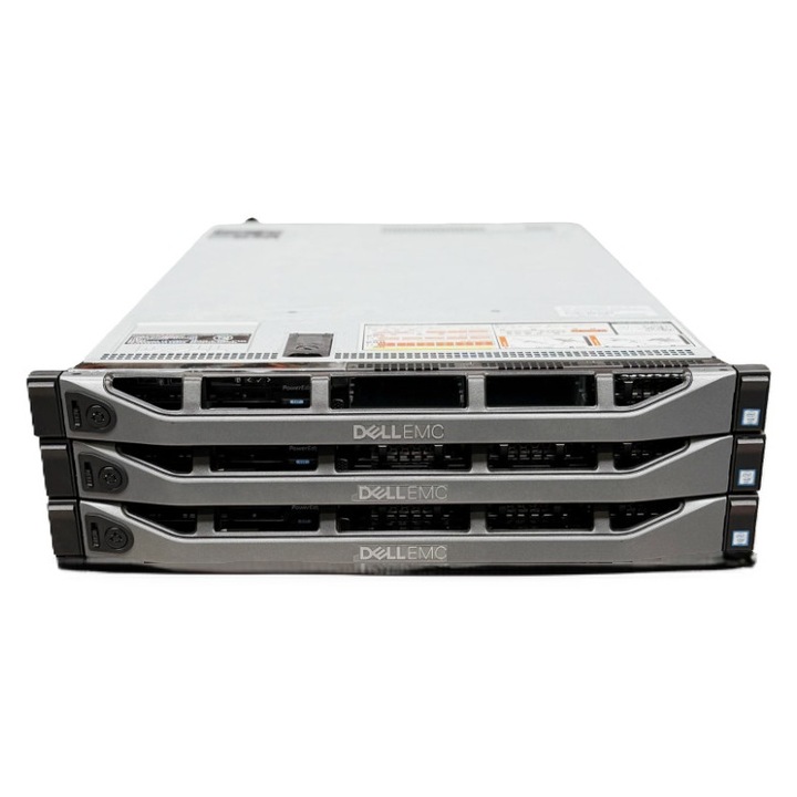 Сървър Dell PowerEdge R630 20 ядра 64GB H730 1500W EPP 2x10G+2x1Gb + комплект релси A7 + преден панел