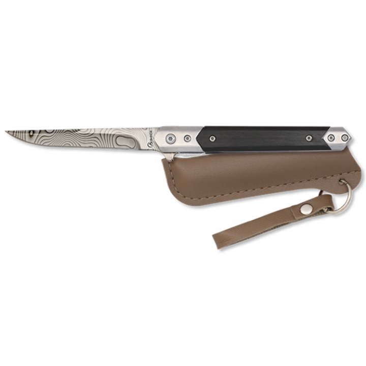 Cutit Albainox, teaca de cutit Damasc