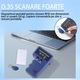 Set copiator carduri RFID, cu 6 brelocuri si 6 carduri albe, 125KHz, Usor de utilizat, pentru copierea cardurilor de parcare, a ecusoanelor de acces, OUYLAF, albastru