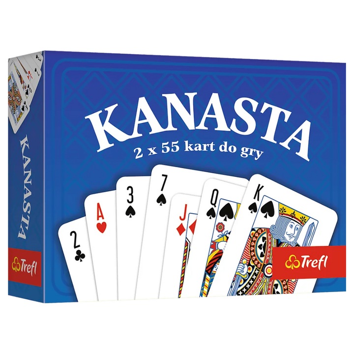 Настолна игра Каноста Трефъл, 2 комплекта карти, стратегии, 2-6 играчи