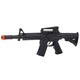 Carabina de jucarie, LEAN Toys, mecanic, sunet de tragere, negru, 31,5x11x2,5cm