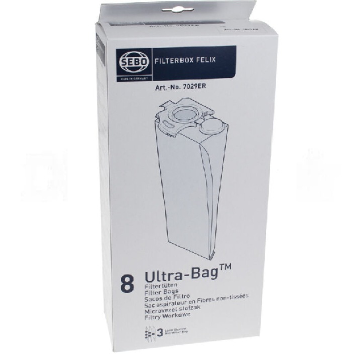 Sebo - Saci pentru aspirator - cutie de filtre - dart4 / dart2 / felix - S7029ER