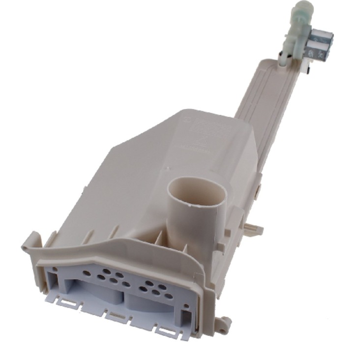 Sertar pentru detergent Whirlpool C00729583 cu suport si ventil de admisie pentru masina de spalat rufe