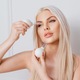 Комплект от 2 инструмента за масаж на лице, CRYSTALLOVE, 2 размера, ергономични