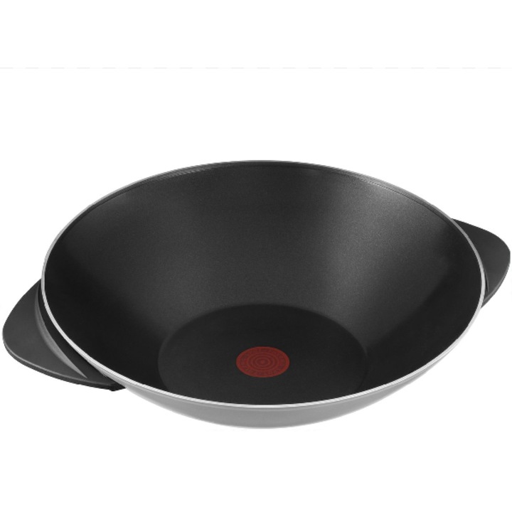 Tigaie wok Seb TS01016830, manere ergonomice, pentru Seb Tefal Calor Moulinex WK30001011