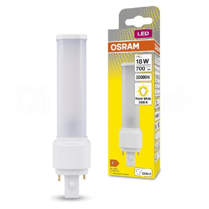 Osram - Dulux d18led 7w/830 230vemg24d-2fs1 - 4058075558328 - за осветление