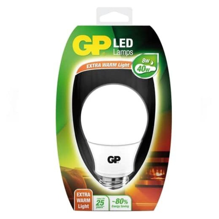 Bec LED Gp Ewl Classic 8W E27 cu lumina calda - 740GPCLAS074465ME1 - pentru Iluminat
