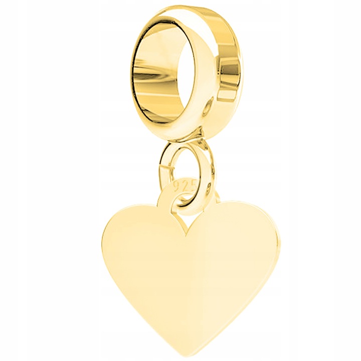 Pandantiv, Larezo, argint/aur, 19x9 mm