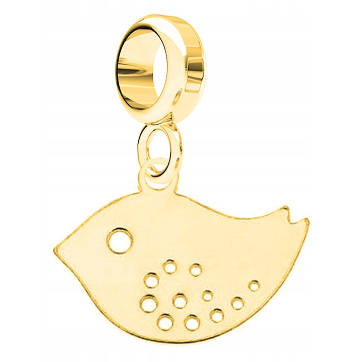 Pandantiv Larezo, argint 925, aur 585, 23x13mm