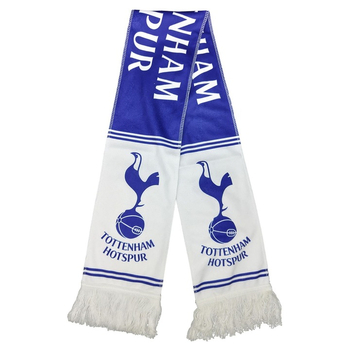 Szurkolói sál, Tottenham Hotspur, 1.43m x 16.5cm, pamut bársony anyag