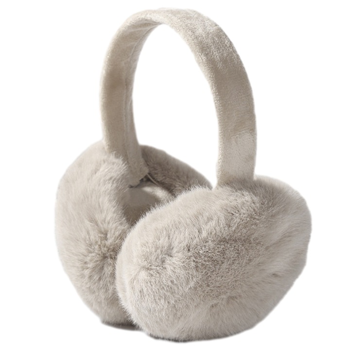Caciuli dama, Earmuffs, sintetice, pliabile, calduroase, 14cm, multicolor