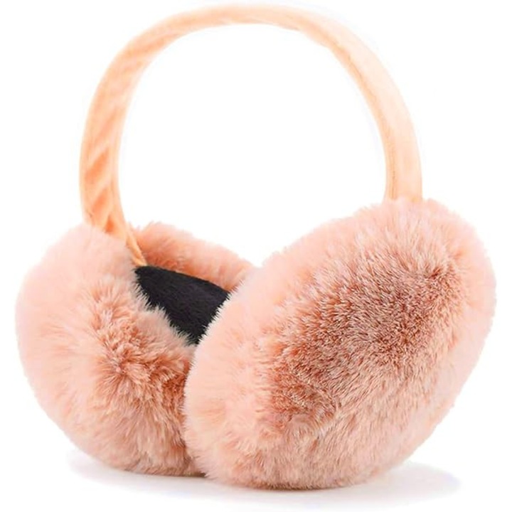 Caciuli dama, Earmuffs din blana sintetica, design pliabil, culoare diversificata, dimensiune universala