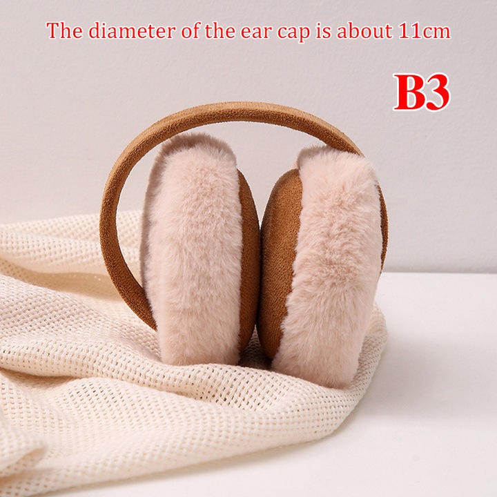 Caciuli dama, Earmuffs pliabile din blana, culoare variata, dimensiune ajustabila