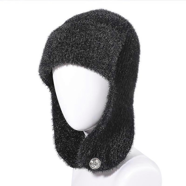 Fular lung din bumbac, negru, pentru femei, calduros, tricotat, 2025