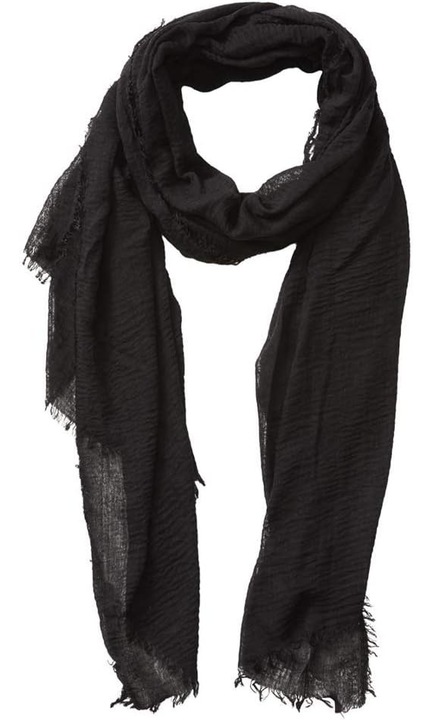 Esarfa din bumbac, 178x89cm, design elegant, unisex, culoare solida