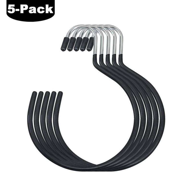 Set 5 umerase pentru haine, multifunctionale, 13.5x20cm, metal, plastic