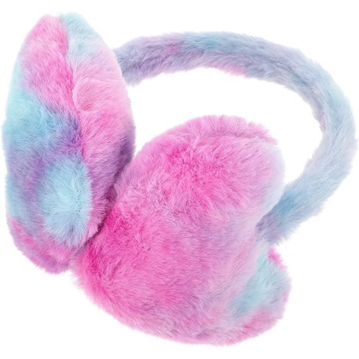 Női sapka szett, téli sapkák, bélelt, rózsaszín, plüss anyag