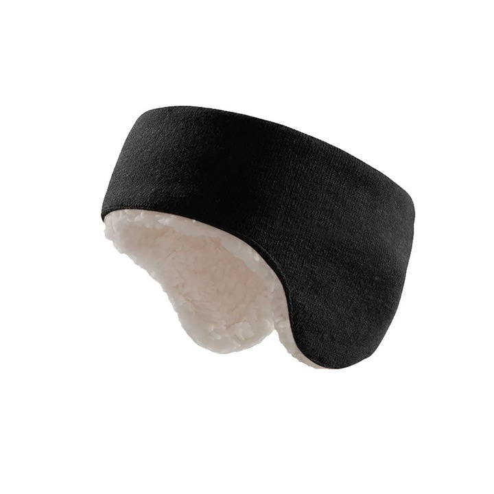 Banda dama, Earmuffs, 1 set, bej, negru, 49cm+