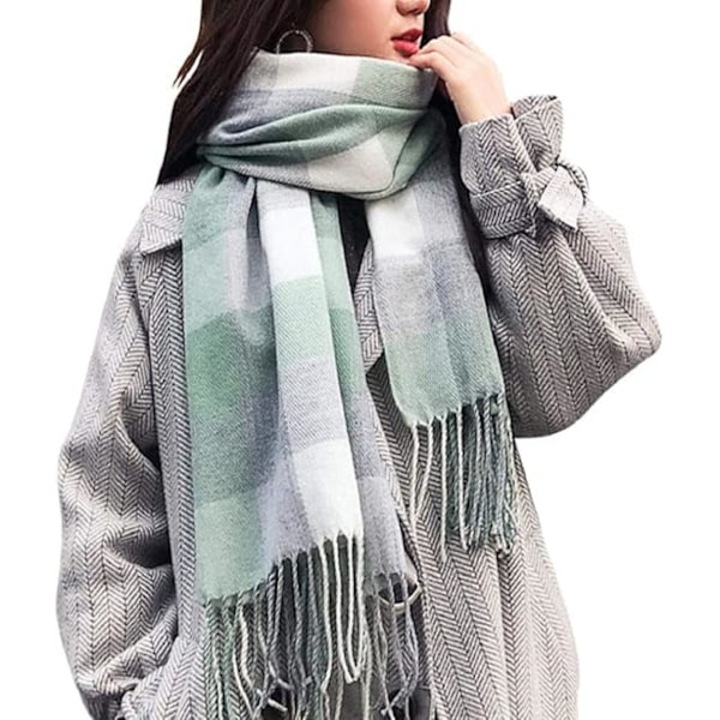 Esarfa oversized dama, model carouri, multicolor, 70x200cm