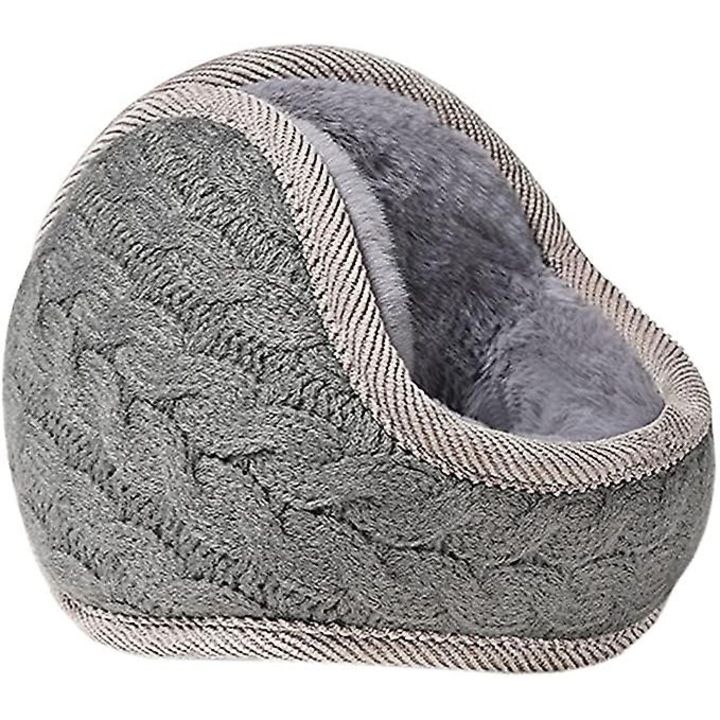 Unisex téli sapkák, bélelt, kötött design, egyszínű, állítható méret