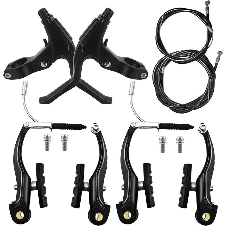 Kit fék elöl és hátul V-fék + betétek + bowdenek + karok