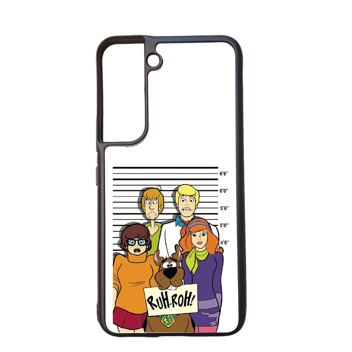 Husa telefon compatibila cu Samsung Galaxy S22 5G, silicon negru, Scooby Doo nr. 1
