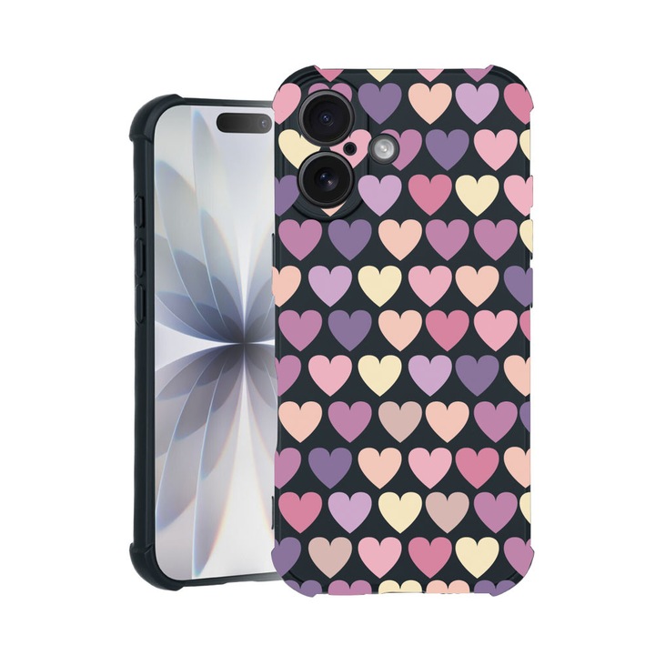 BestCase® Husa TPU Pro Shock Compatibila cu Apple iPhone 14 Pro Max, cu Design Hearth, colturi intarite, 3100030 ASB 34